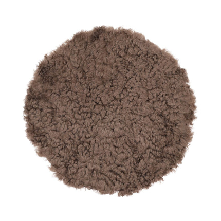 Stolsdyna | Kort lugg | Nya Zeeland | D34 cm Gråbrun