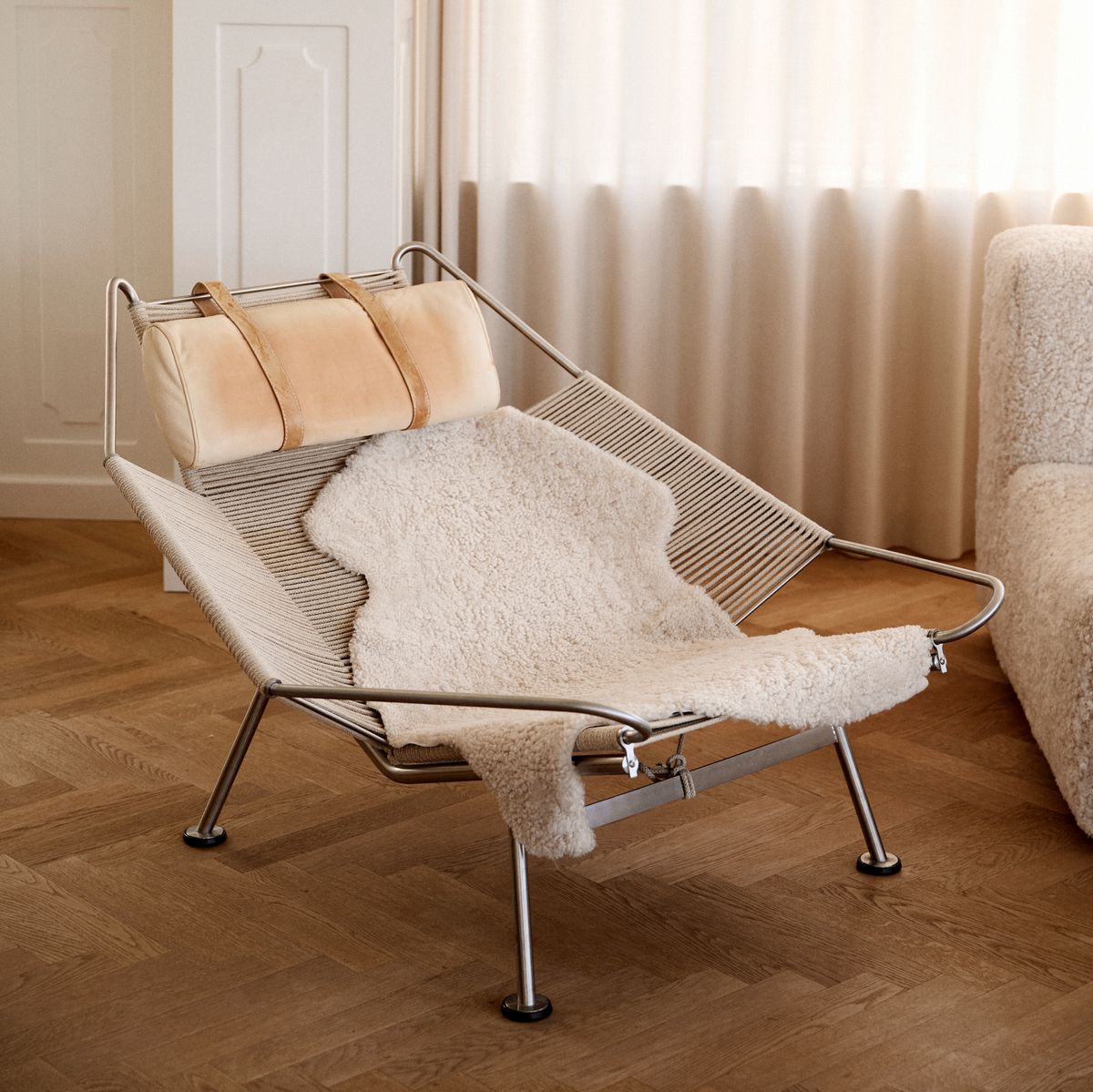 Fårskinn Premium | Kort lugg | 115x60 cm Koksgrå