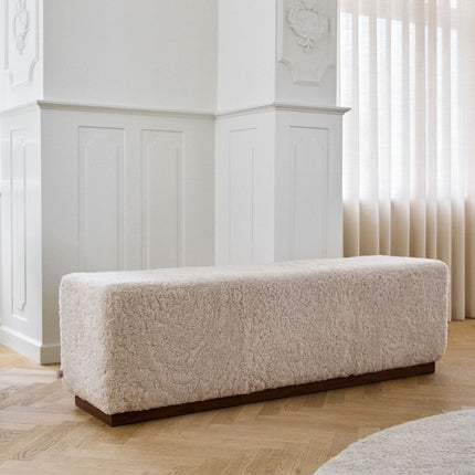 Benjamin Bänk | Kort lugg | 160x44x52 cm Koksgrå