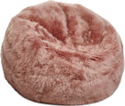 Saccosäck | Fårskinn | Lång lugg | 73x74 cm | 92x93 cm Rosa