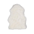 Mini Merino fårskinn | Lång lugg | Nya Zeeland | 65x45 cm Vit