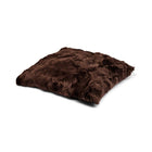Maxi Float kudde | Lång lugg | Nya Zeeland | Dubbelsidig | 90x90 cm Choklad