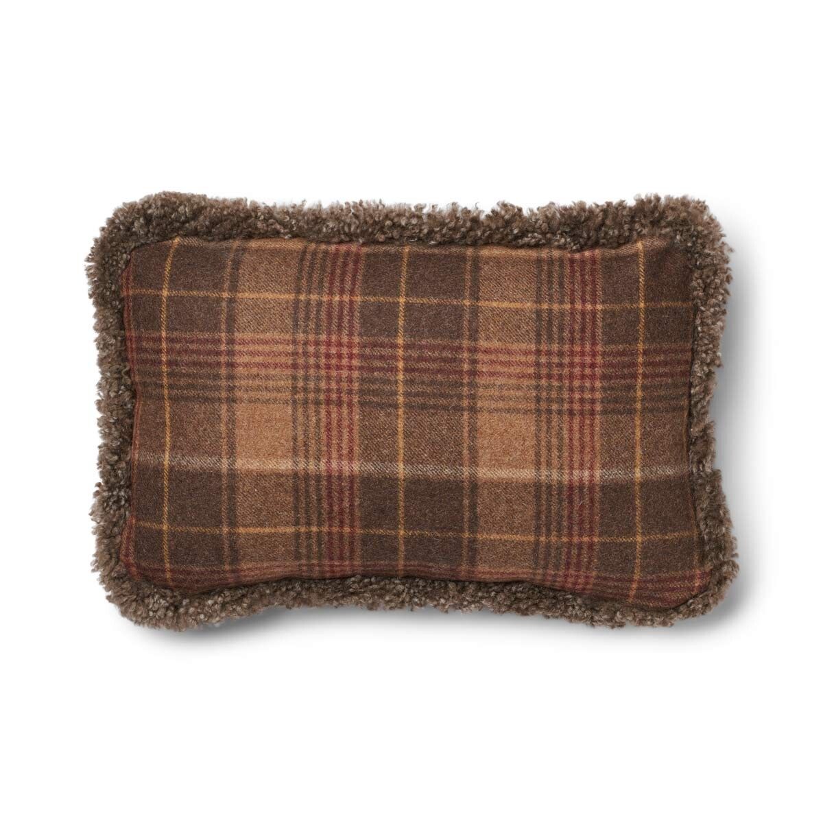 Checked Collection | Ullkudde | Kort lugg | Dubbelsidig | 52x52 cm | 34x52 cm