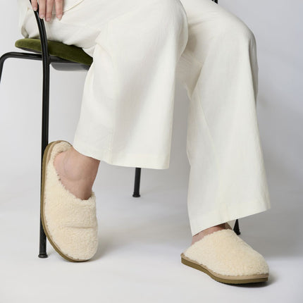 Fårskinnstofflor | Unisex Svart