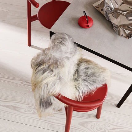 Fårskinn Premium | Ekologiskt | Lång lugg | 100-120x60 cm Naturleg Grå