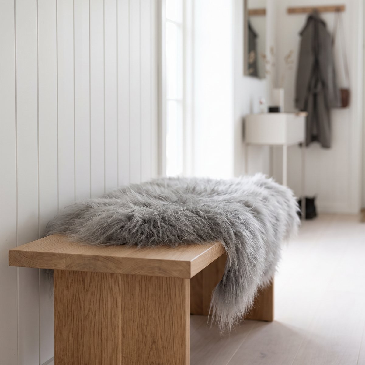 Isländskt fårskinn | Infärgat | 90 + cm