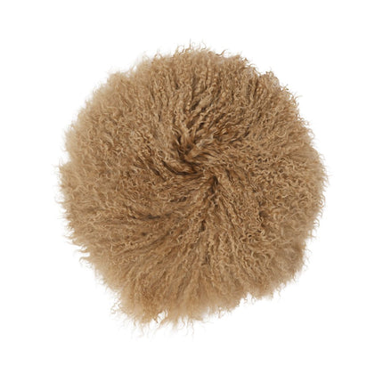 Stolsdyna | Lockig | Tibet | D34 cm Sand 