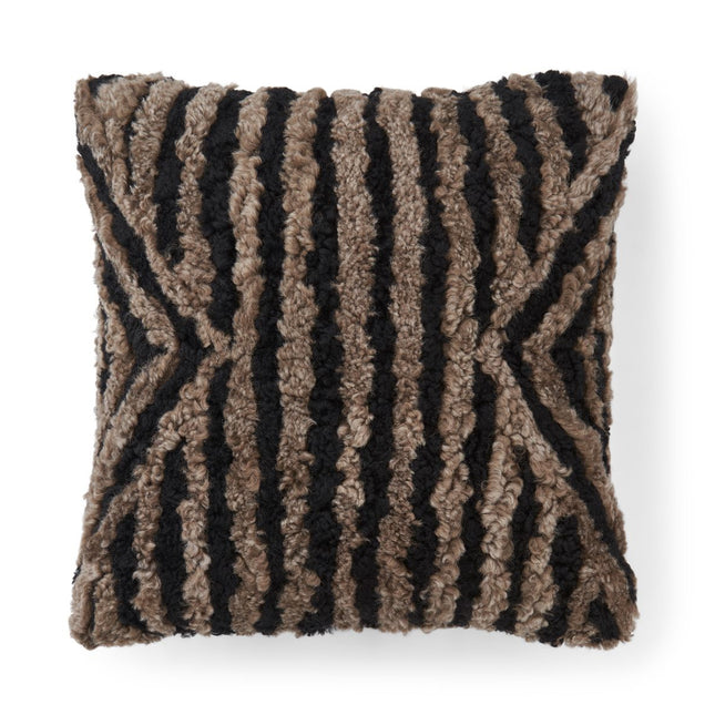 Pattern fårskinnskudde | Kort lugg | Nya Zeeland | Dubbelsidig | 50x50 cm