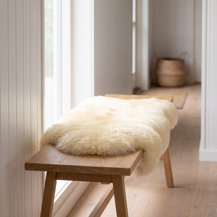 Fårskinn | Nya Zeeland | 70+ cm Vit