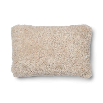 Short-Wool Sheepskin Cushion | 34x52 cm Beige/Pärla