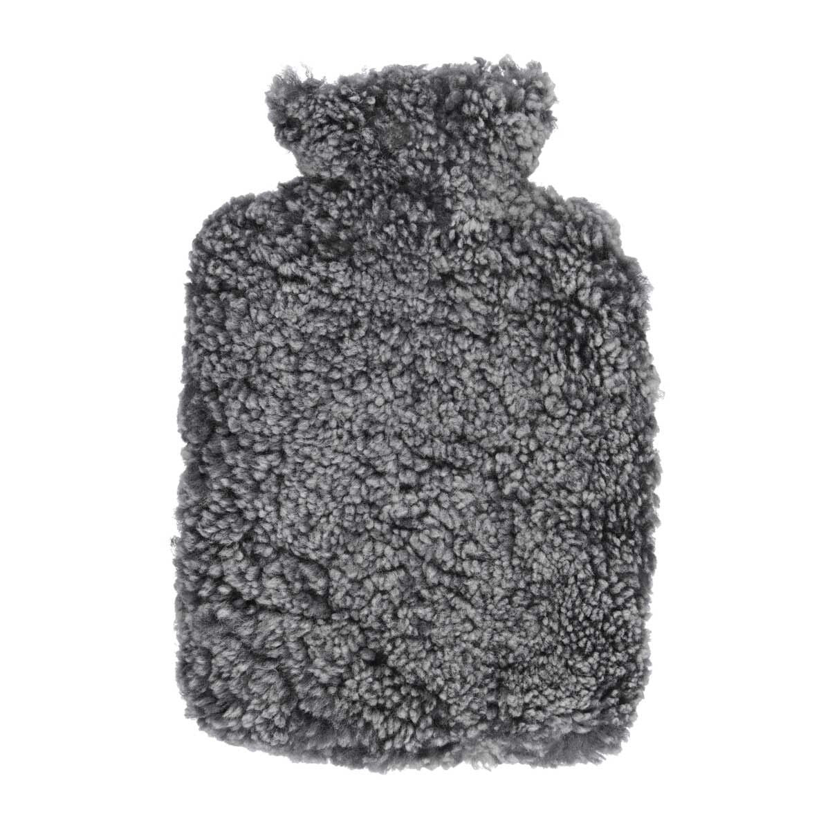 Värmekudde | Fårskinn | Kort lugg | 37x27 cm Grå