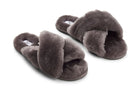 Slipper cross Mörk Grå