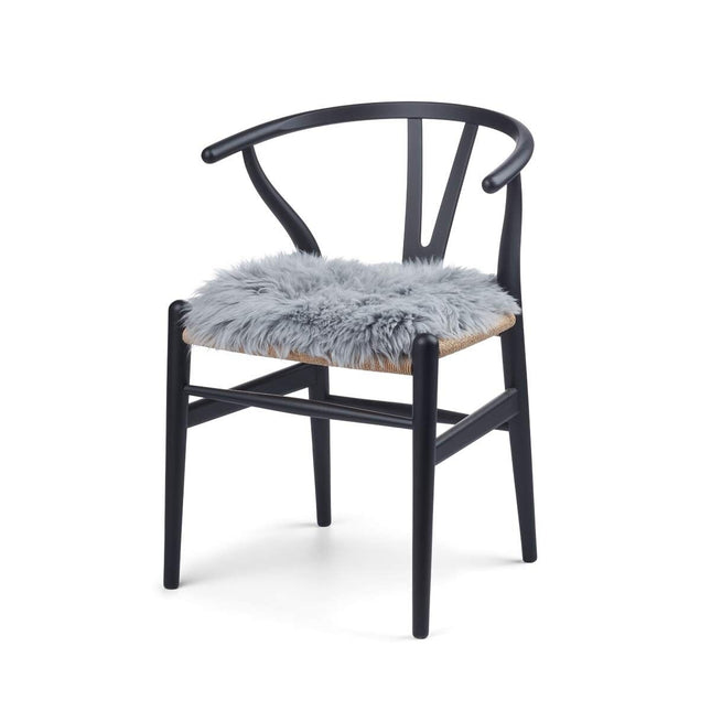 Stolsdyna | Fårskinn | Lång lugg | 35x35 cm