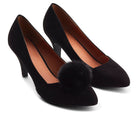Shoes Pom Pom Clip | Mink | 5 cm (2 pcs. set) Svart