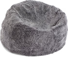 Saccosäck | Fårskinn | Kort lugg | 73x74 cm | 92x93 cm Ljusgrå 