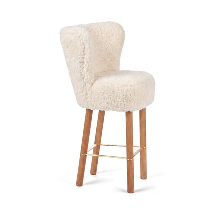 Emilia Barstol | Kort lugg | 57x47x106 cm Vit