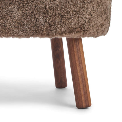 Emil Lounge Chair | Kort lugg Ljusbrun