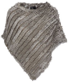Molly poncho Naturleg Grå
