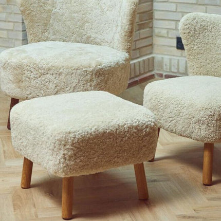 Emily fotpall Koksgrå