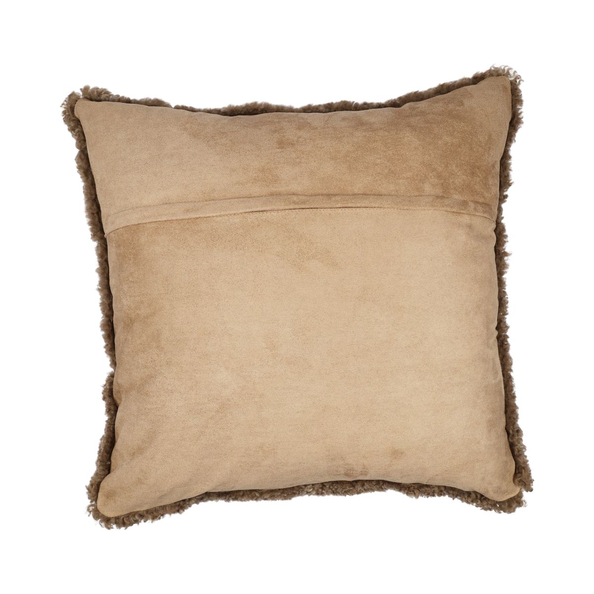 Fårskinnskudde | Kort lugg | Nya Zeeland | 40x40 cm Sahara