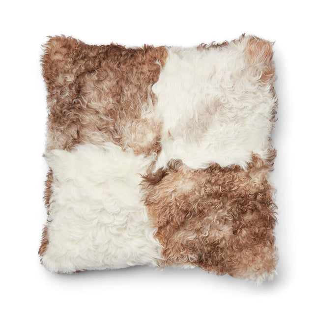 Tigrado Fårskinnskudde | Lång lugg 