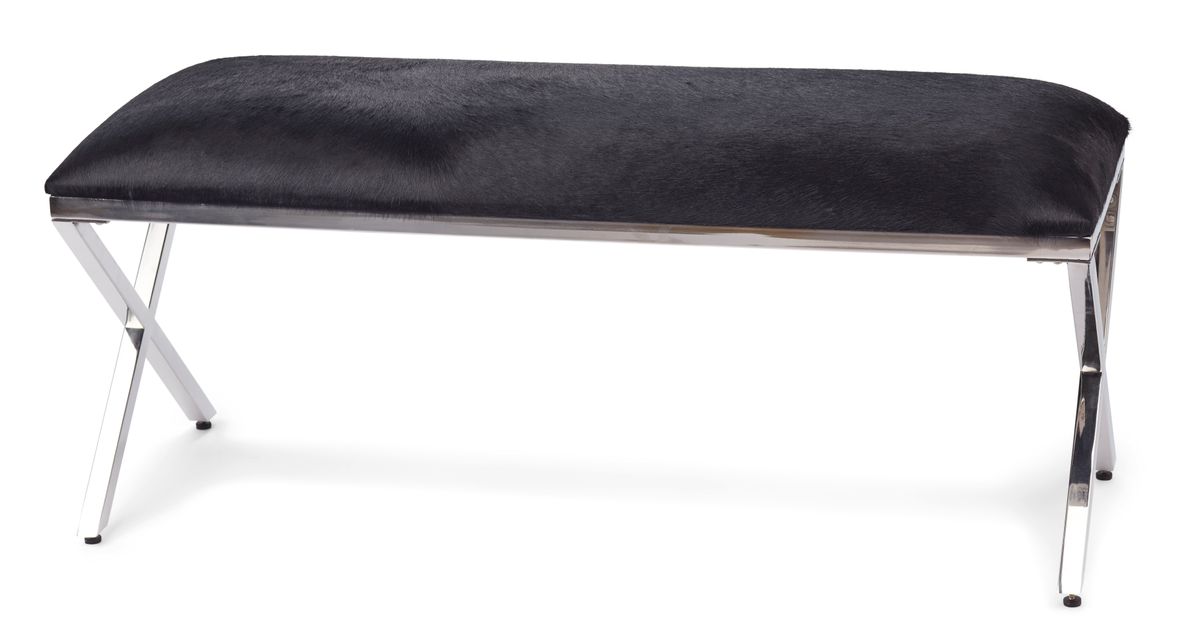 Bänk | Koskinn | 110x45x45 cm Natursvart