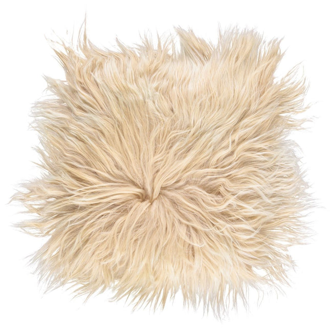 Fårskinnskudde | Lång lugg | Tibet | Kashmir | 40x40 cm