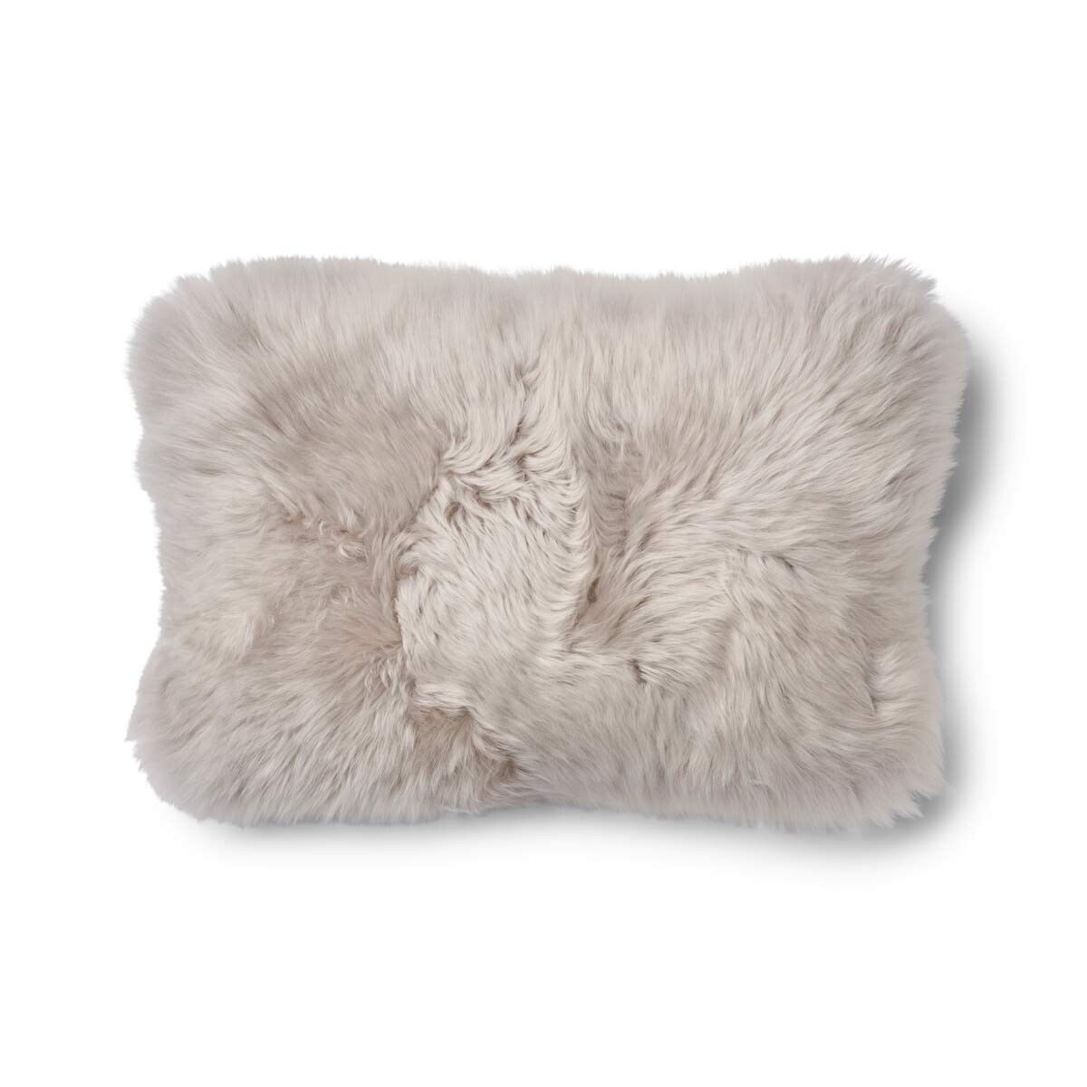 Classic Collection | Ullkudde | Lång lugg | 52x52 cm | 34x52 cm Brun / Dove
