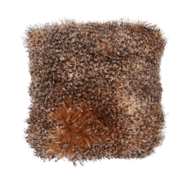 Fårskinnskudde | Lockig | Tibet | 40x40 cm