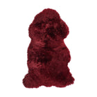 Fårskinn Premium | Lång lugg | 115x60 cm Bordeaux