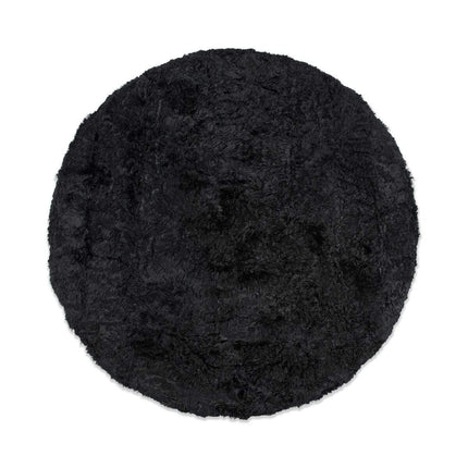 Alpaca Fur | Design Rug | D250 cm Svart