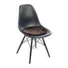 Stolsdyna | Fårskinn | Kort lugg | D38 cm Cappuccino