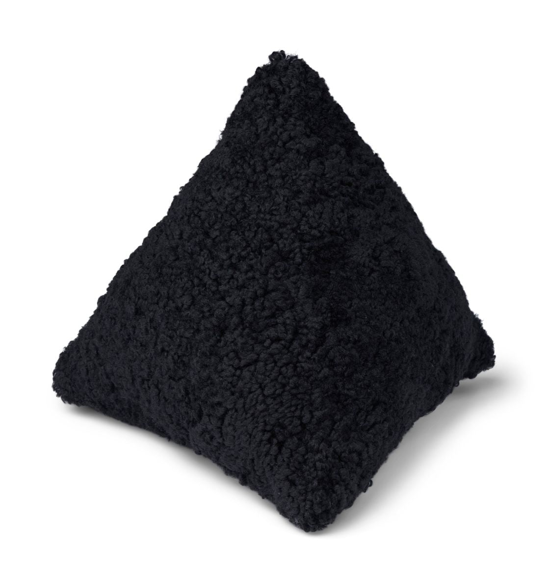 Fårskinnskudde Hematite | Kort lugg | 35x35x35 cm Svart