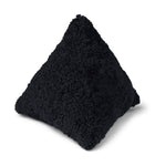 Fårskinnskudde Hematite | Kort lugg | 35x35x35 cm Svart