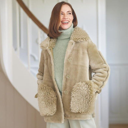 Lilou Jacka | Fårskinn Mint