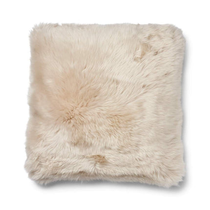 One Side Cushion | LW | 52x52 cm Sand-Beige/Pärla