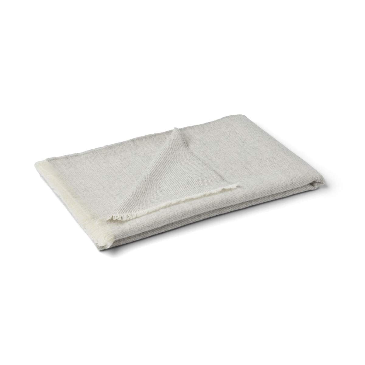 Sidsley Filt | 100% Alpackaull | 130x200 cm Ljusgrå 