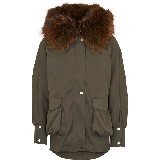 Augusta Parkas | Tvättbjörns- och kaninpäls