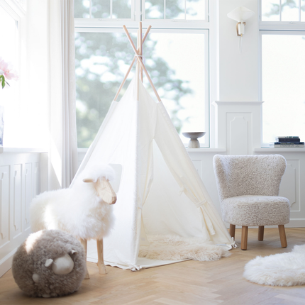 Signaturfår | Stående | Liten Naturvit