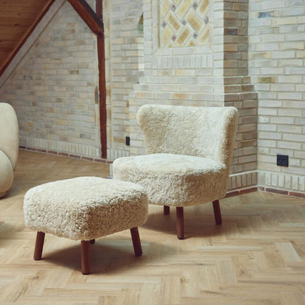 Emily fotpall Koksgrå