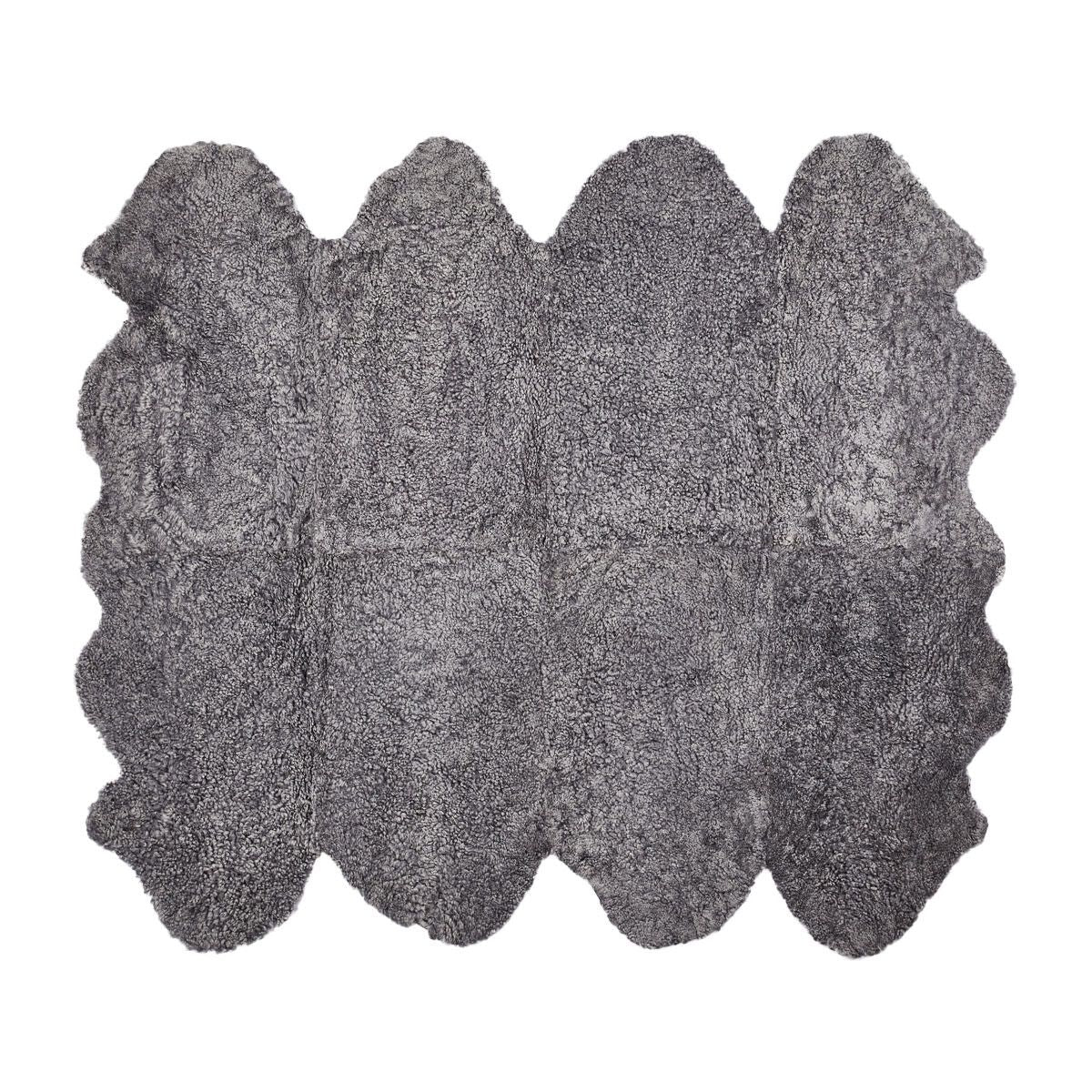 Fårskinn Premium | Kort lugg | 180x214 cm Ljusgrå 