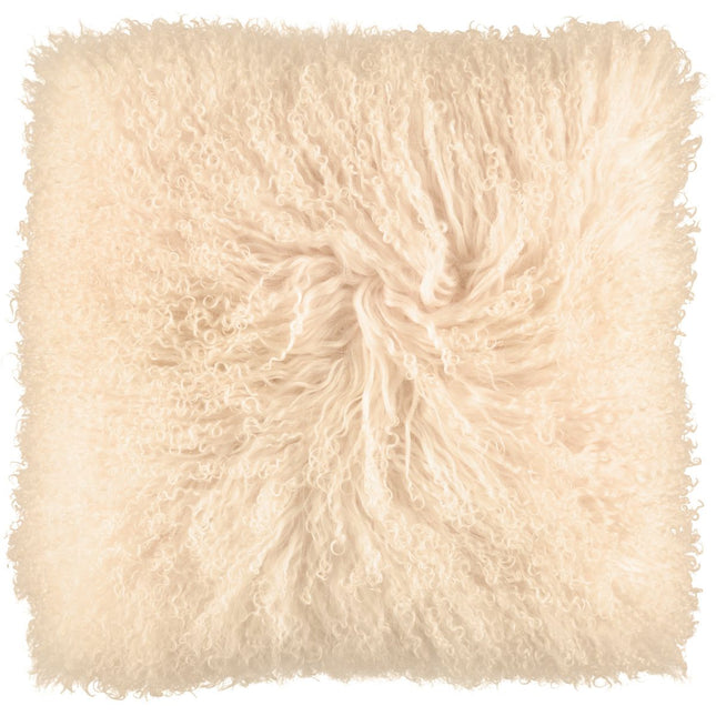 Fårskinnskudde | Lockig | Tibet | 40x40 cm