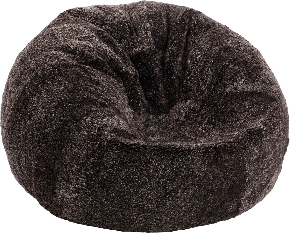 Saccosäck | Fårskinn | Kort lugg | 73x74 cm | 92x93 cm Cappuccino