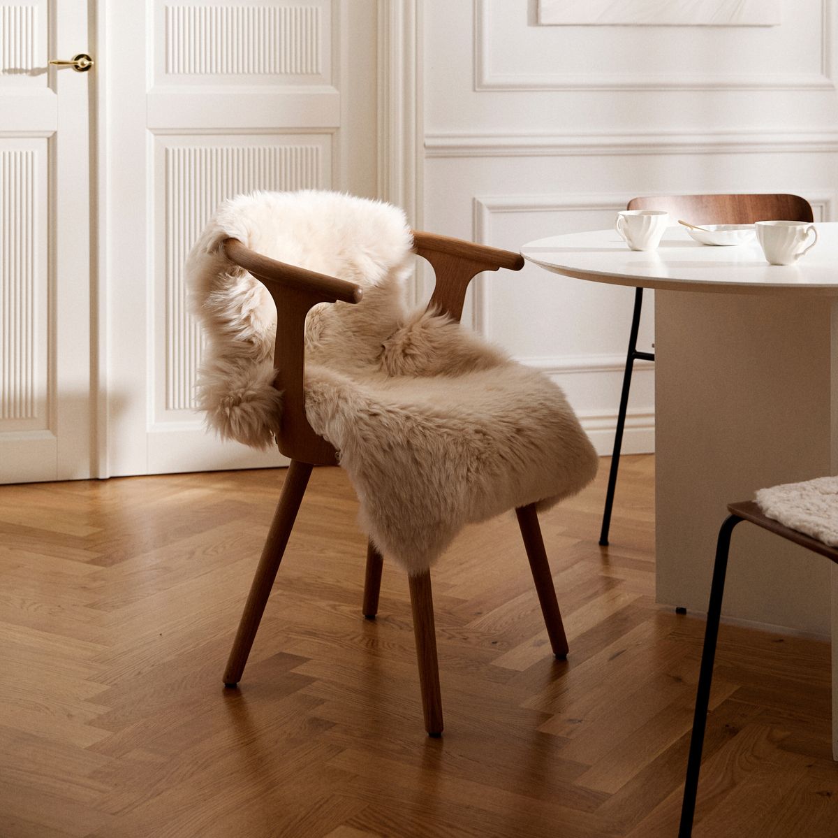 Fårskinn Premium | Lång lugg | 100x60 cm Mörk Lila