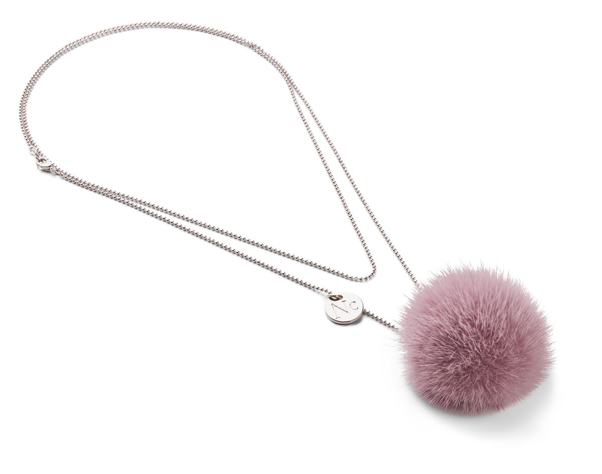 Halsband med minktofs