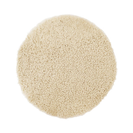 Stolsdyna | Kort lugg | Nya Zeeland | D34 cm Beige