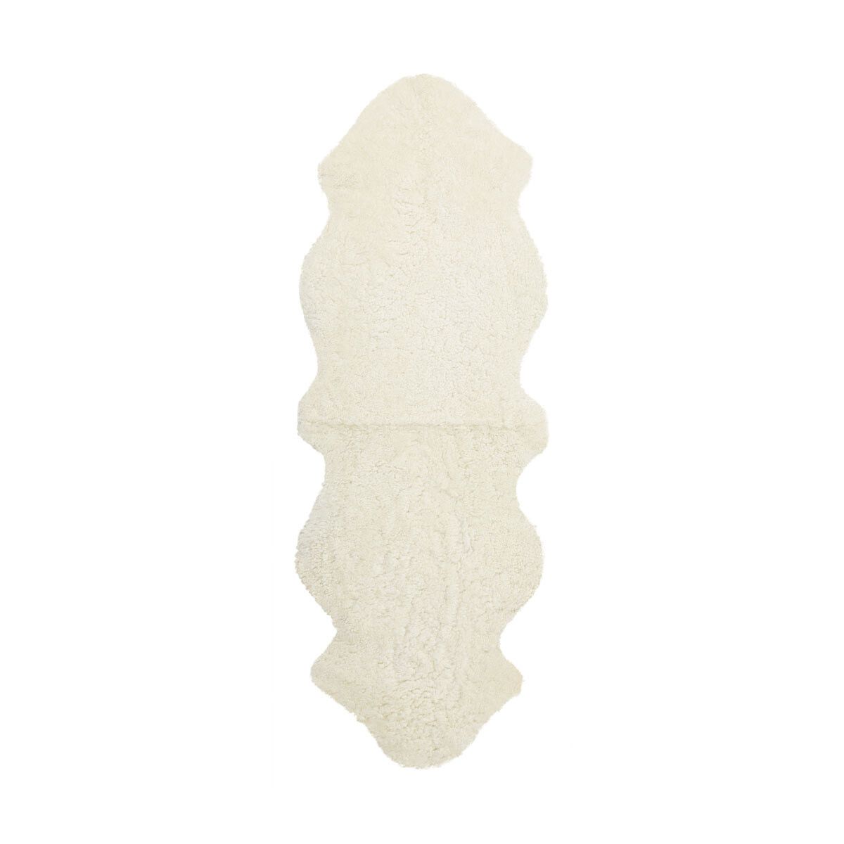Fårskinn Premium | Kort lugg | 180x60 cm Vit