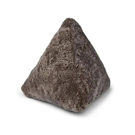 Fårskinnskudde Hematite | Kort lugg | 35x35x35 cm - Faarskinn.se