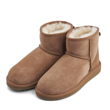 Mini Boots | Mocka & äkta fårull - Faarskinn.se
