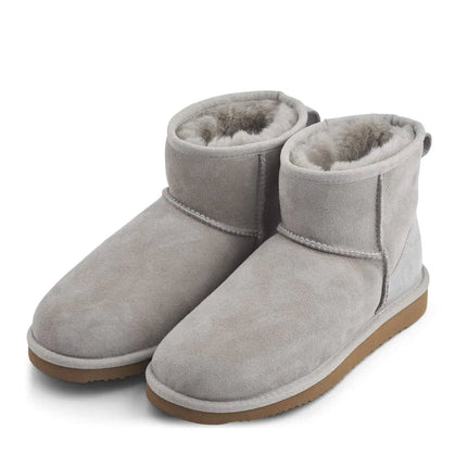 Mini Boots | Mocka & äkta fårull - Faarskinn.se